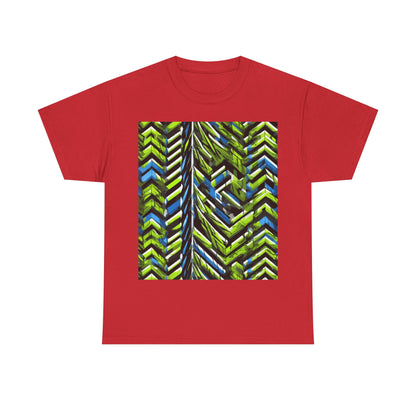 boostlete-rise-grind-pattern-chevron-isometric-0195 — Unisex Heavy Cotton Tee (Gildan 5000)