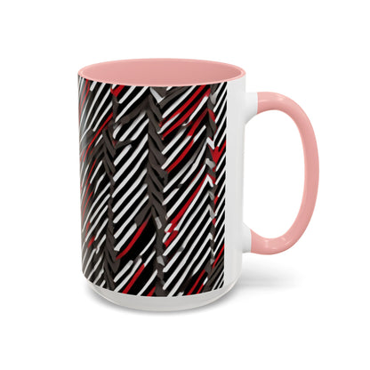 boostlete-field-day-pattern-diagonal-paper-0287 — Accent Mug 11oz/15oz