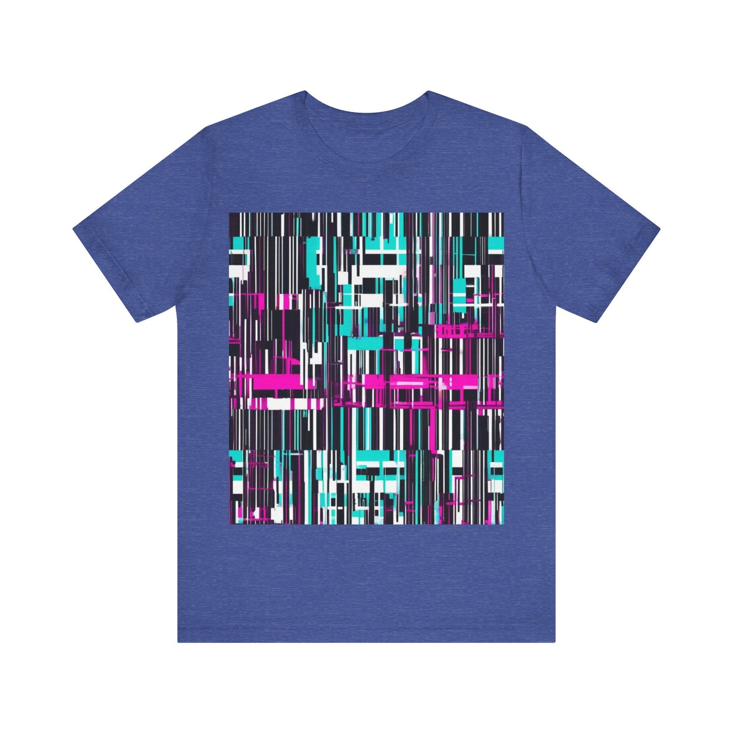 boostlete-am-crew-pattern-barcode-bold-0023 — Unisex Jersey Short Sleeve (B+C 3001)