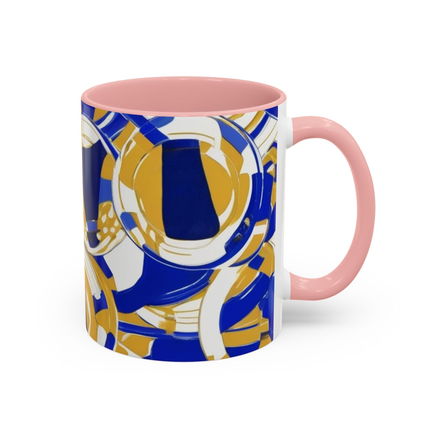 boostlete-field-day-icon-barbell-grainy-line-art-0906 — Accent Mug 11/15oz