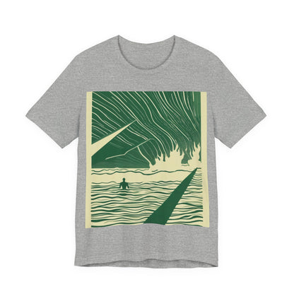 boostlete-mile-by-mile-icon-swimmer-motion-isometric-0078 — Unisex Jersey Short Sleeve (B+C 3001)