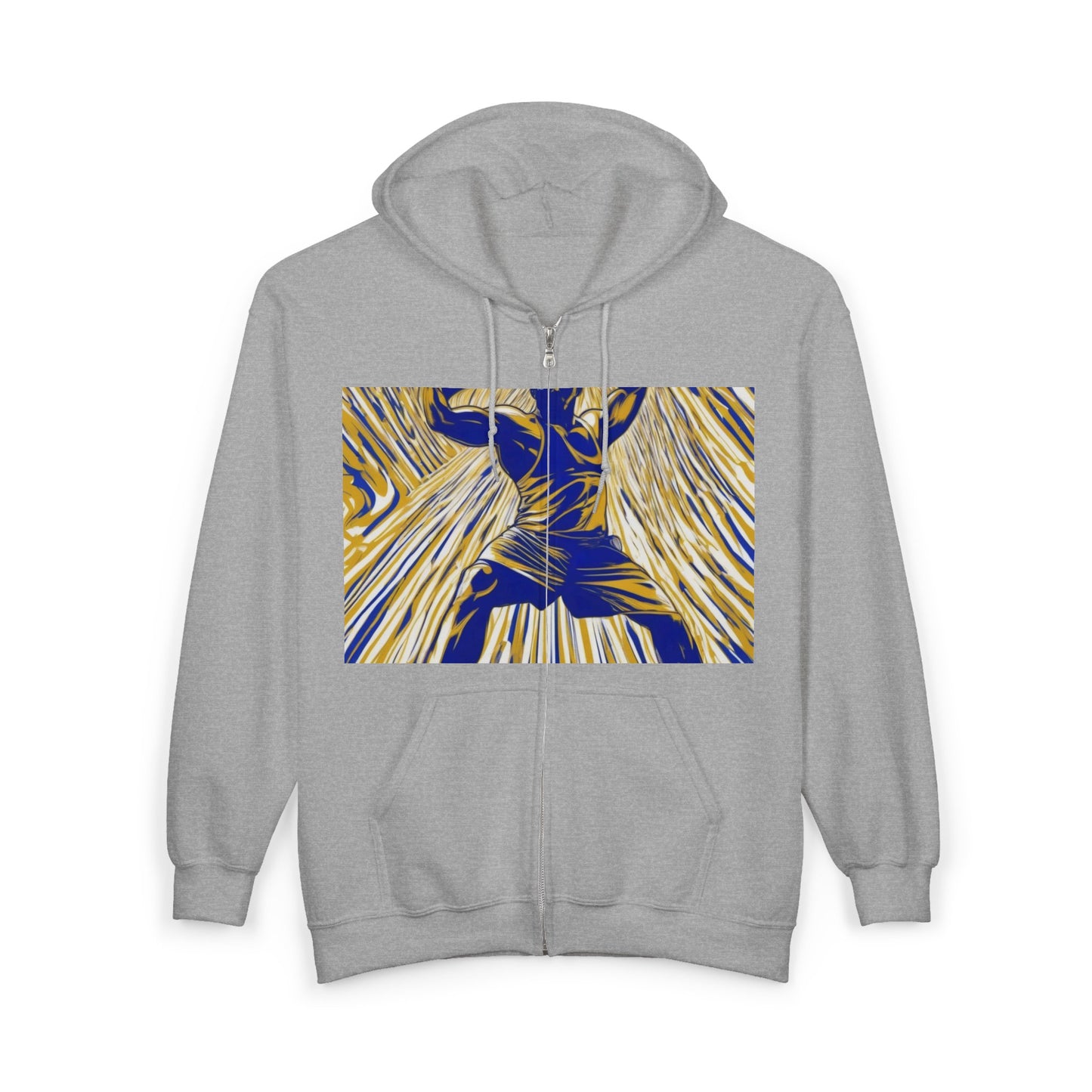 boostlete-rise-grind-scene-kettlebell-speed-engraved-0180 — Unisex Heavy Blend Full-Zip Hooded Sweatshirt