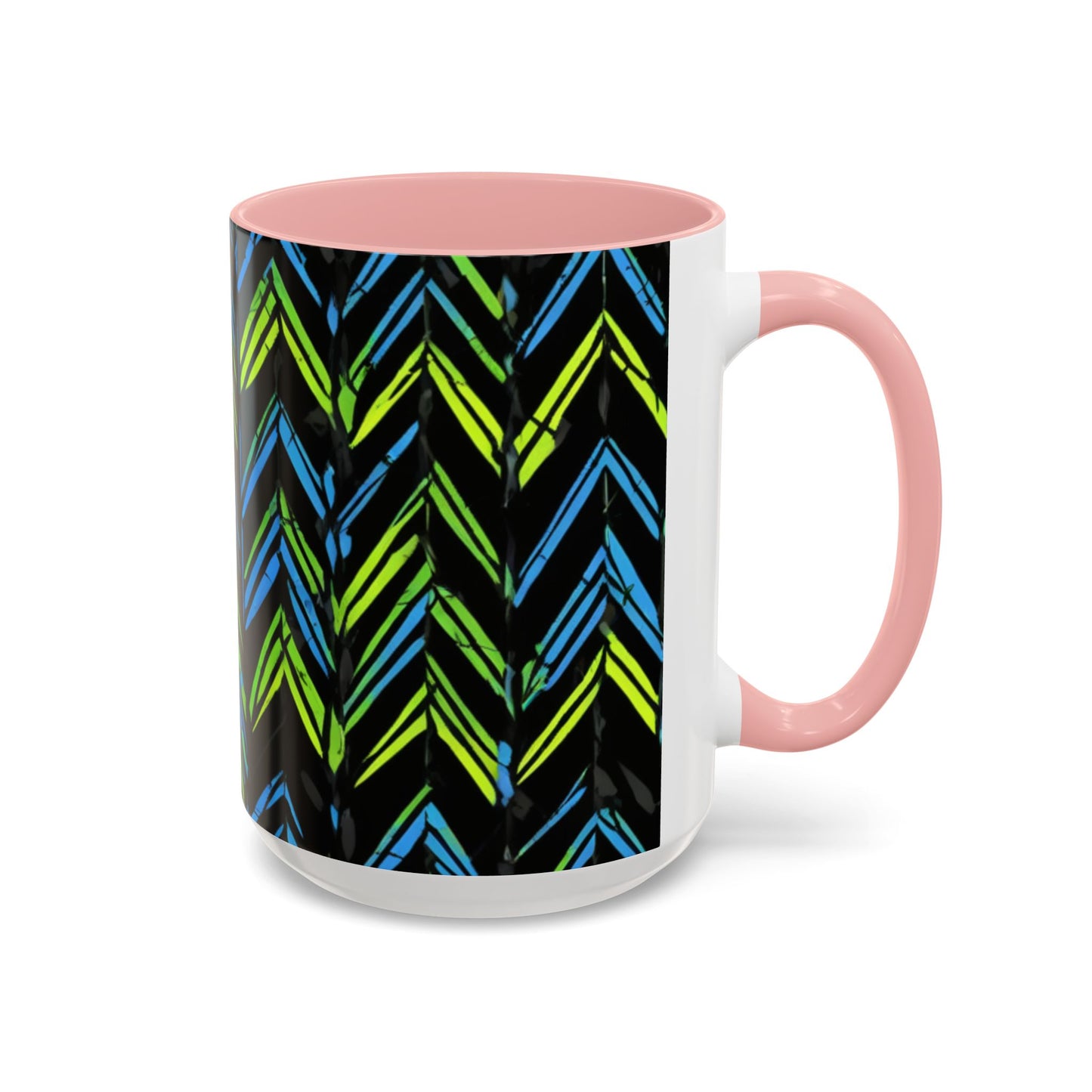 boostlete-mile-by-mile-pattern-chevron-monoline-0051 — Accent Mug 11oz/15oz