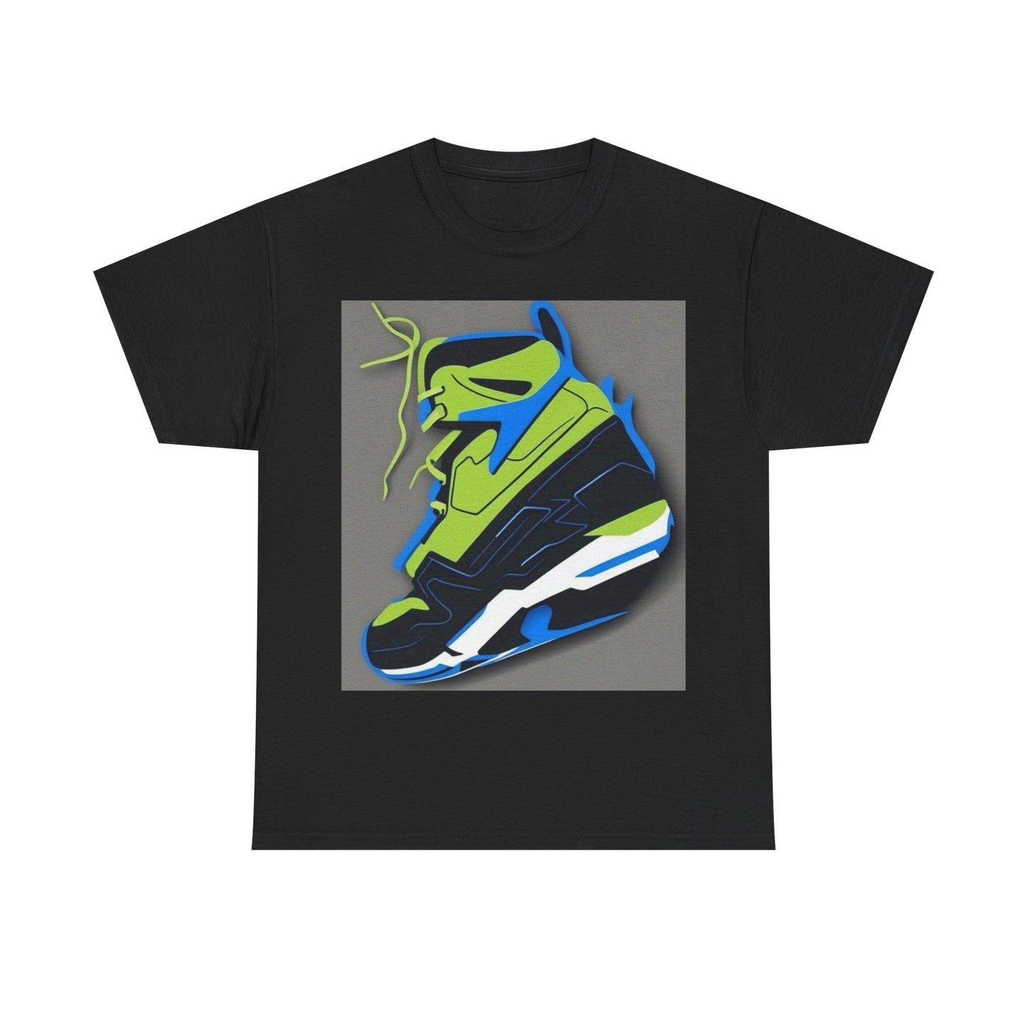 boostlete-quiet-power-icon-sneaker-duotone-paper-0066 — Unisex Heavy Cotton Tee (Gildan 5000)