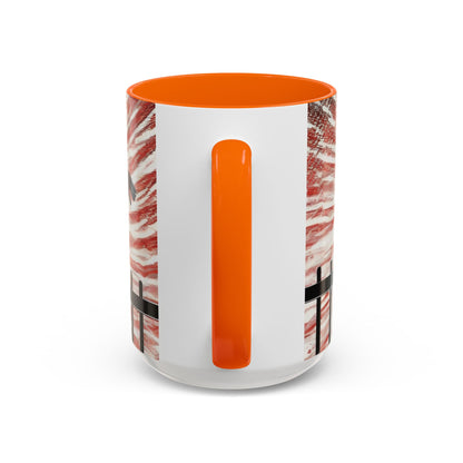boostlete-recovery-progress-scene-hurdler-halftone-engraved-0212 — Accent Mug 11oz/15oz