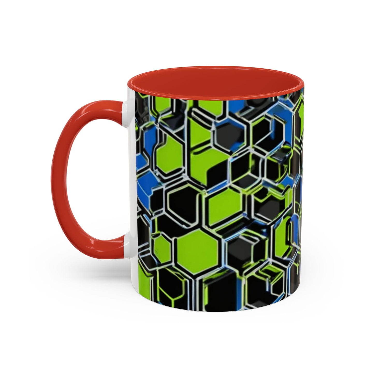 boostlete-recovery-progress-pattern-hex-blueprint-0007 — Accent Mug 11oz/15oz