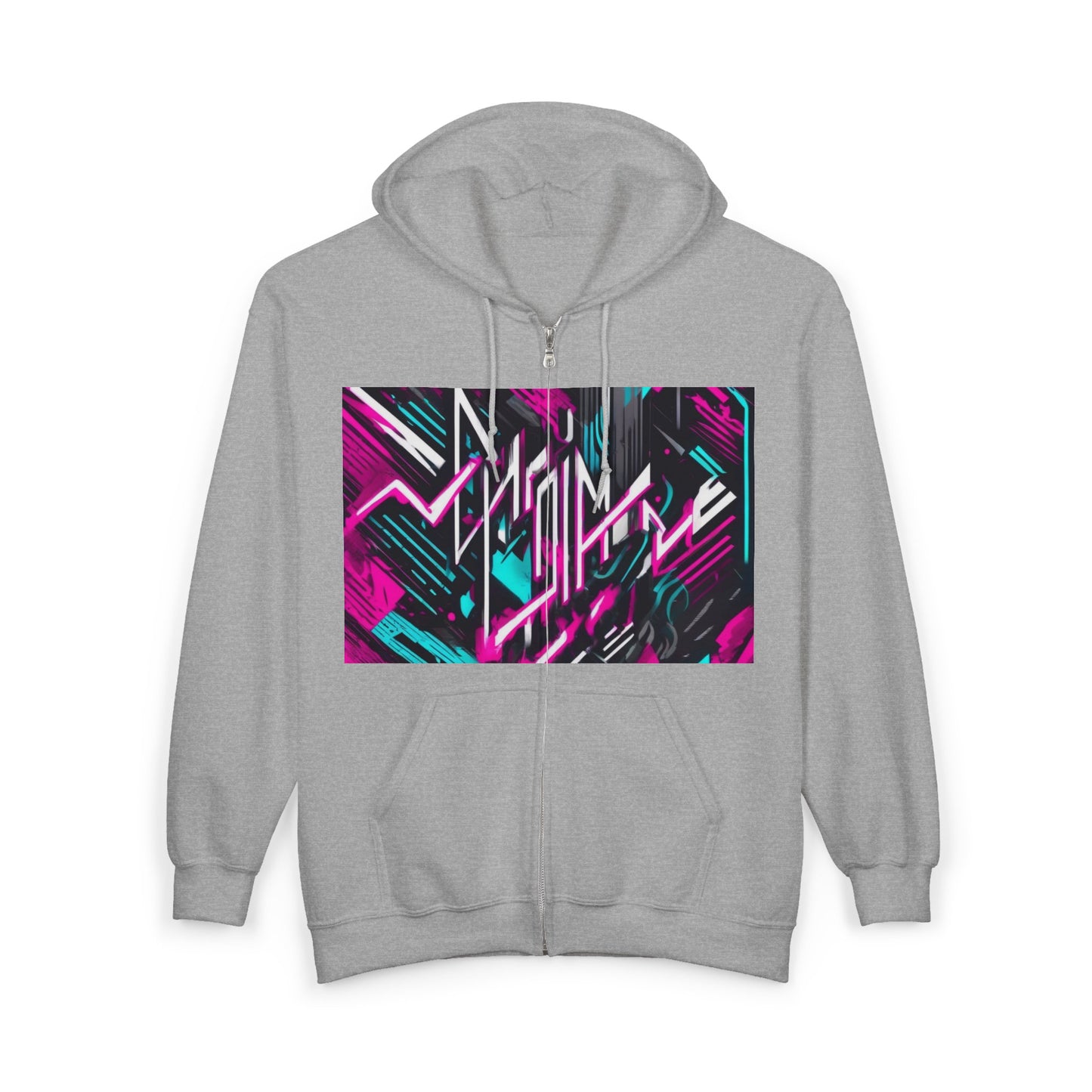 boostlete-recovery-progress-type-momentum-over-mood-diagonal-vector-0213 — Unisex Heavy Blend Full-Zip Hooded Sweatshirt