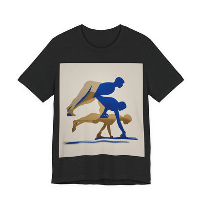 boostlete-mile-by-mile-scene-push-up-duotone-paper-0040 — Unisex Jersey Short Sleeve (B+C 3001)