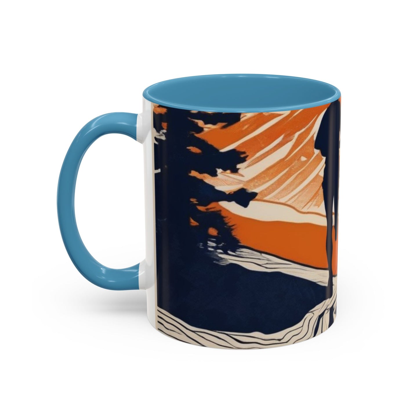 boostlete-iron-intent-scene-trail-glitch-badge-0100 — Accent Mug 11oz/15oz