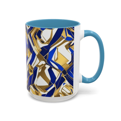 boostlete-boost-mode-pattern-hex-athletic-0611 — Accent Mug 11/15oz
