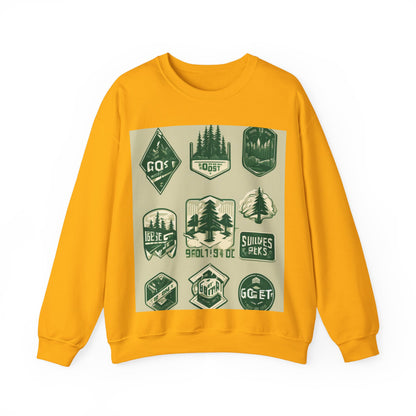 boostlete-mile-by-mile-type-go-get-one-micro-isometric-0441 — Unisex Heavy Blend Crewneck (G18000)