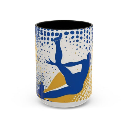 boostlete-field-day-icon-swimmer-halftone-paper-0246 — Accent Mug 11oz/15oz
