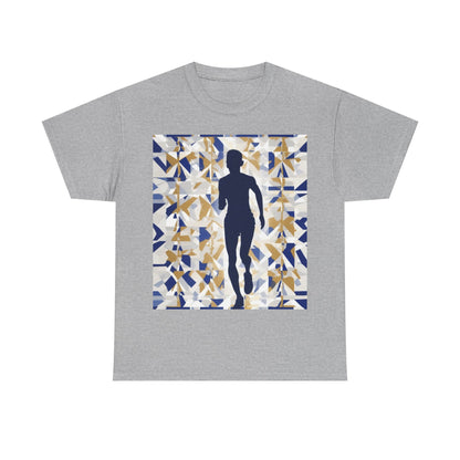 boostlete-recovery-progress-scene-marathoner-matte-geometric-0448 — Unisex Heavy Cotton Tee (Gildan 5000)