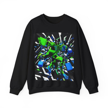 boostlete-pr-season-scene-sprinter-3d-geometric-0896 — Unisex Heavy Blend Crewneck (G18000)