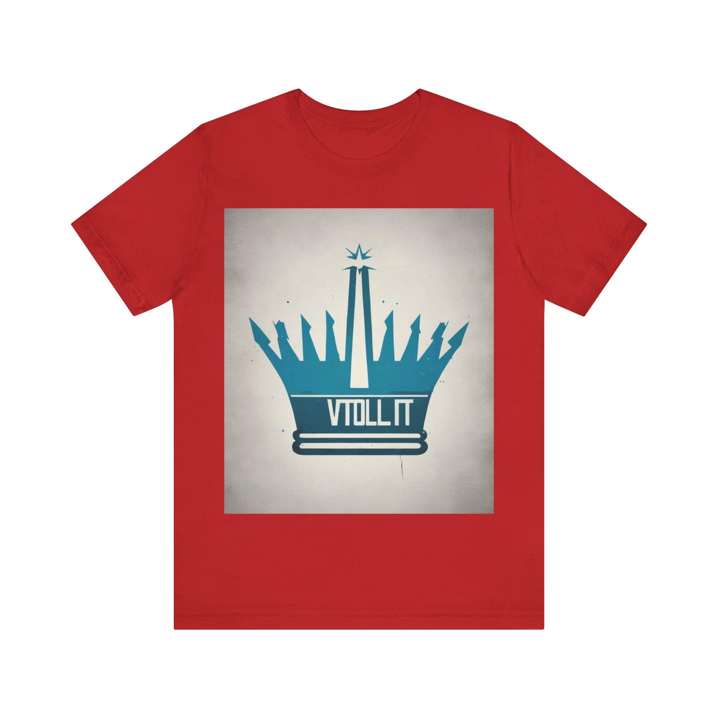 boostlete-am-crew-icon-crown-matte-industrial-0058 — Unisex Jersey Short Sleeve (B+C 3001)
