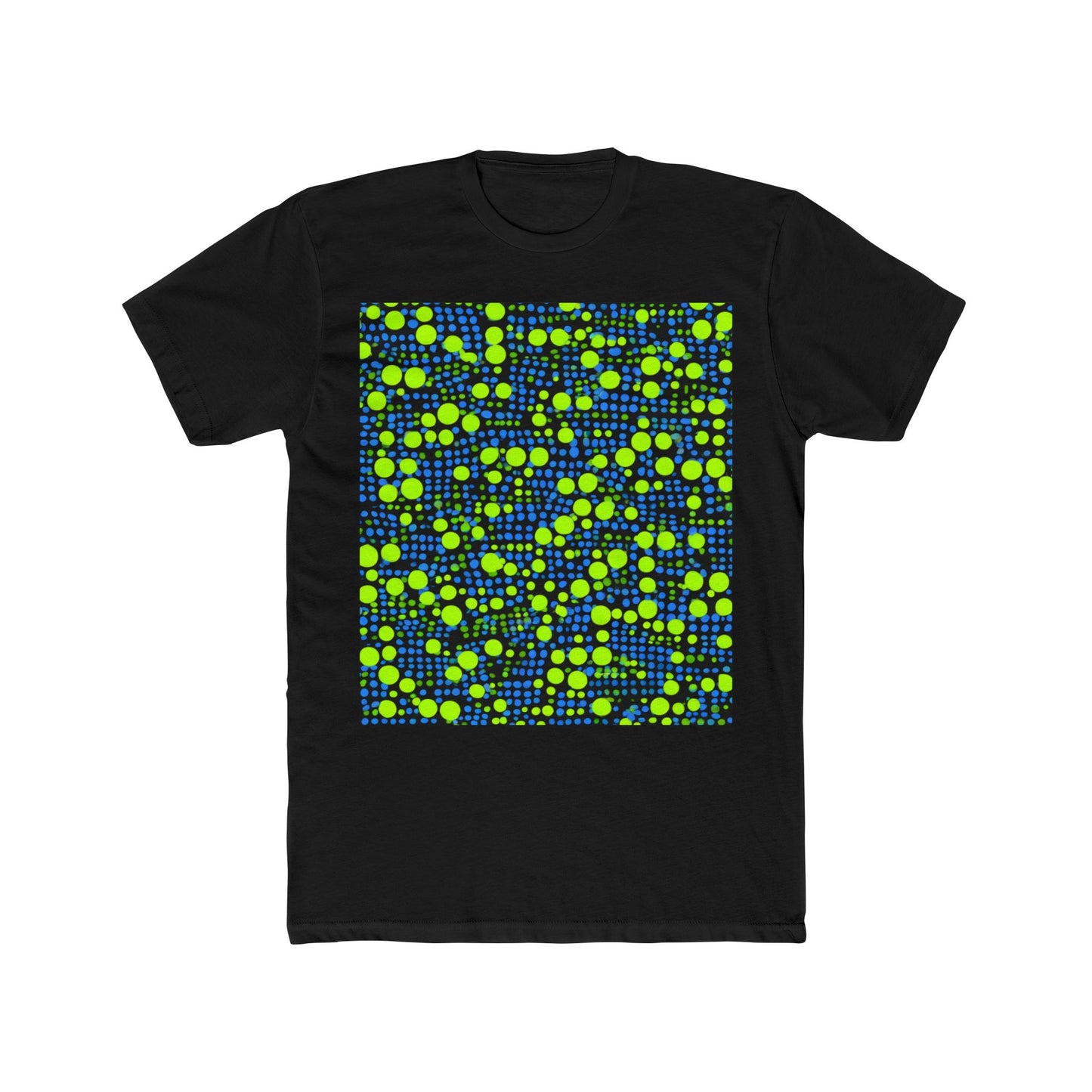 boostlete-mile-by-mile-pattern-dotted-geometric-0071 — Unisex Cotton Crew Tee (NL 3600)