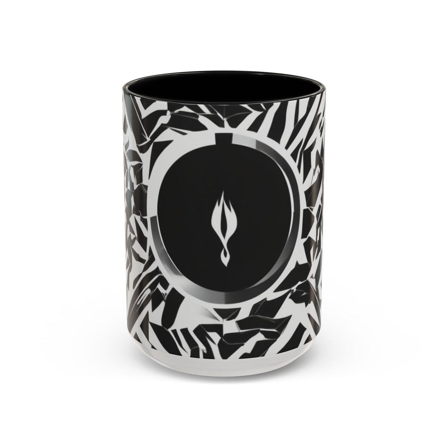 boostlete-am-crew-icon-flame-matte-geometric-0286 — Accent Mug 11oz/15oz