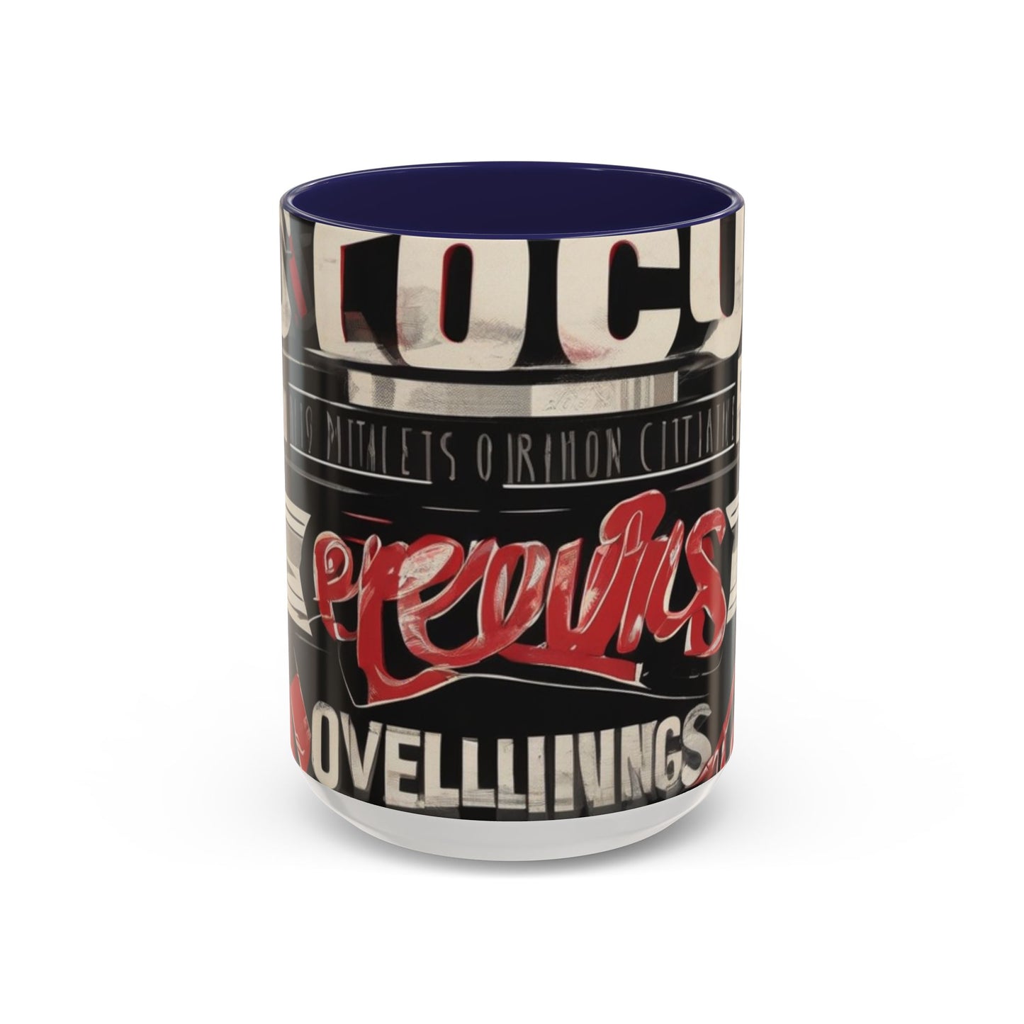 boostlete-mile-by-mile-type-focus-over-feelings-split-retro-0841 — Accent Mug 11/15oz