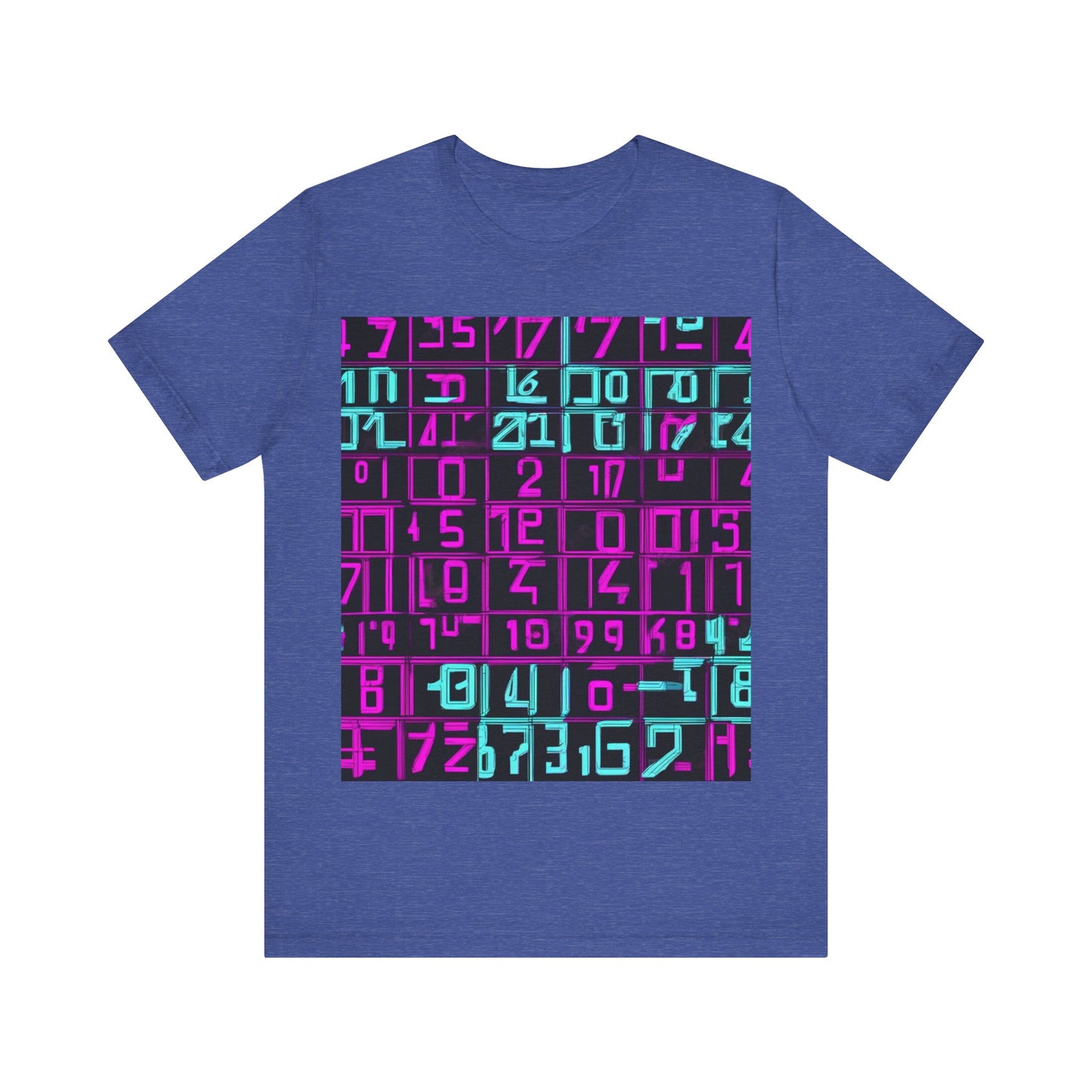 boostlete-iron-intent-pattern-plate-number-retro-0227 — Unisex Jersey Short Sleeve (B+C 3001)