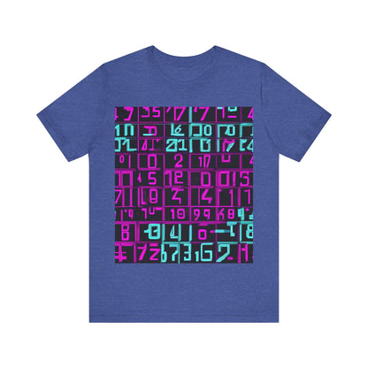 boostlete-iron-intent-pattern-plate-number-retro-0227 — Unisex Jersey Short Sleeve (B+C 3001)