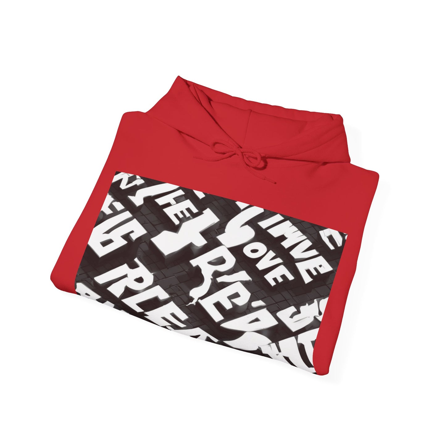 boostlete-pr-season-type-breathe-move-repeat-split-isometric-0017 — Unisex Heavy Blend Hooded Sweatshirt (Gildan)