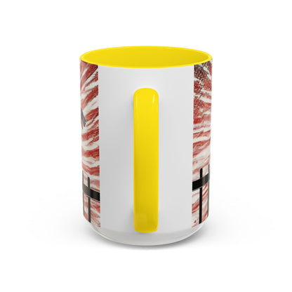 boostlete-recovery-progress-scene-hurdler-halftone-engraved-0212 — Accent Mug 11oz/15oz