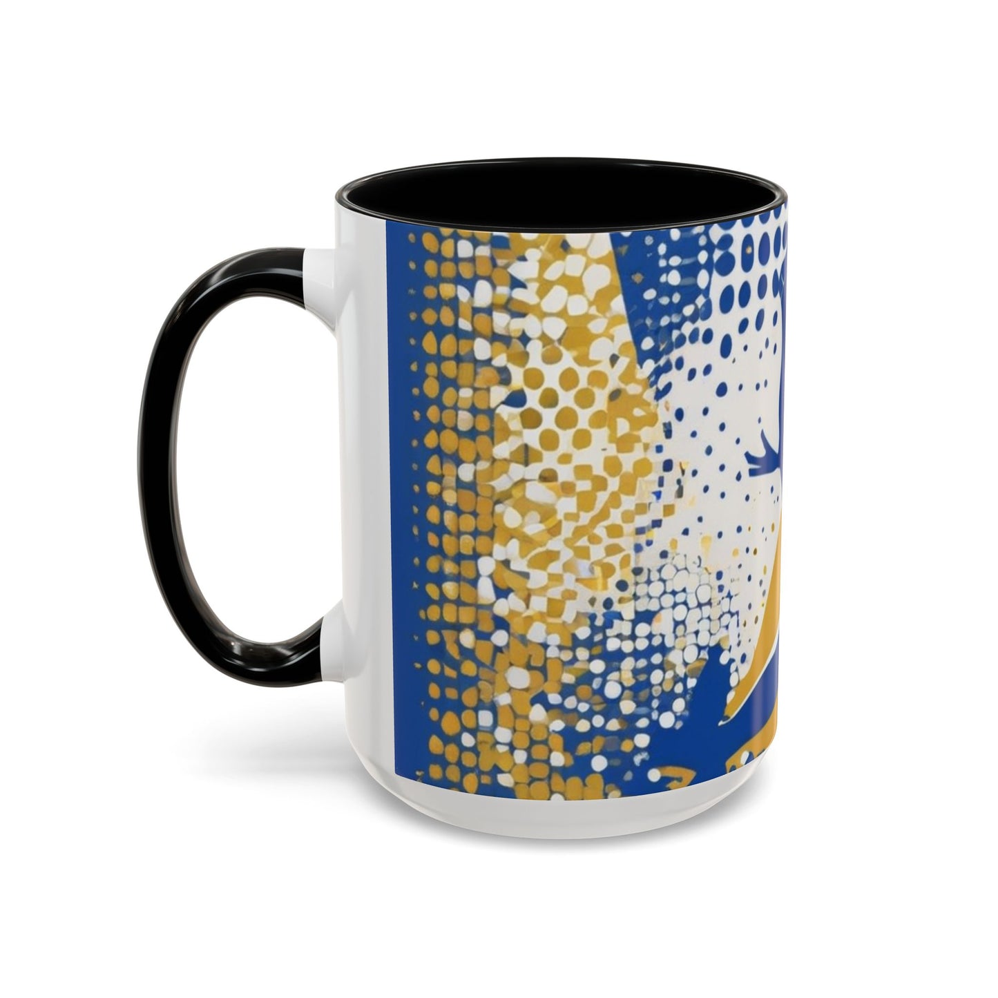 boostlete-field-day-icon-swimmer-halftone-paper-0246 — Accent Mug 11oz/15oz