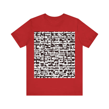 boostlete-iron-intent-pattern-plate-number-badge-0171 — Unisex Jersey Short Sleeve (B+C 3001)