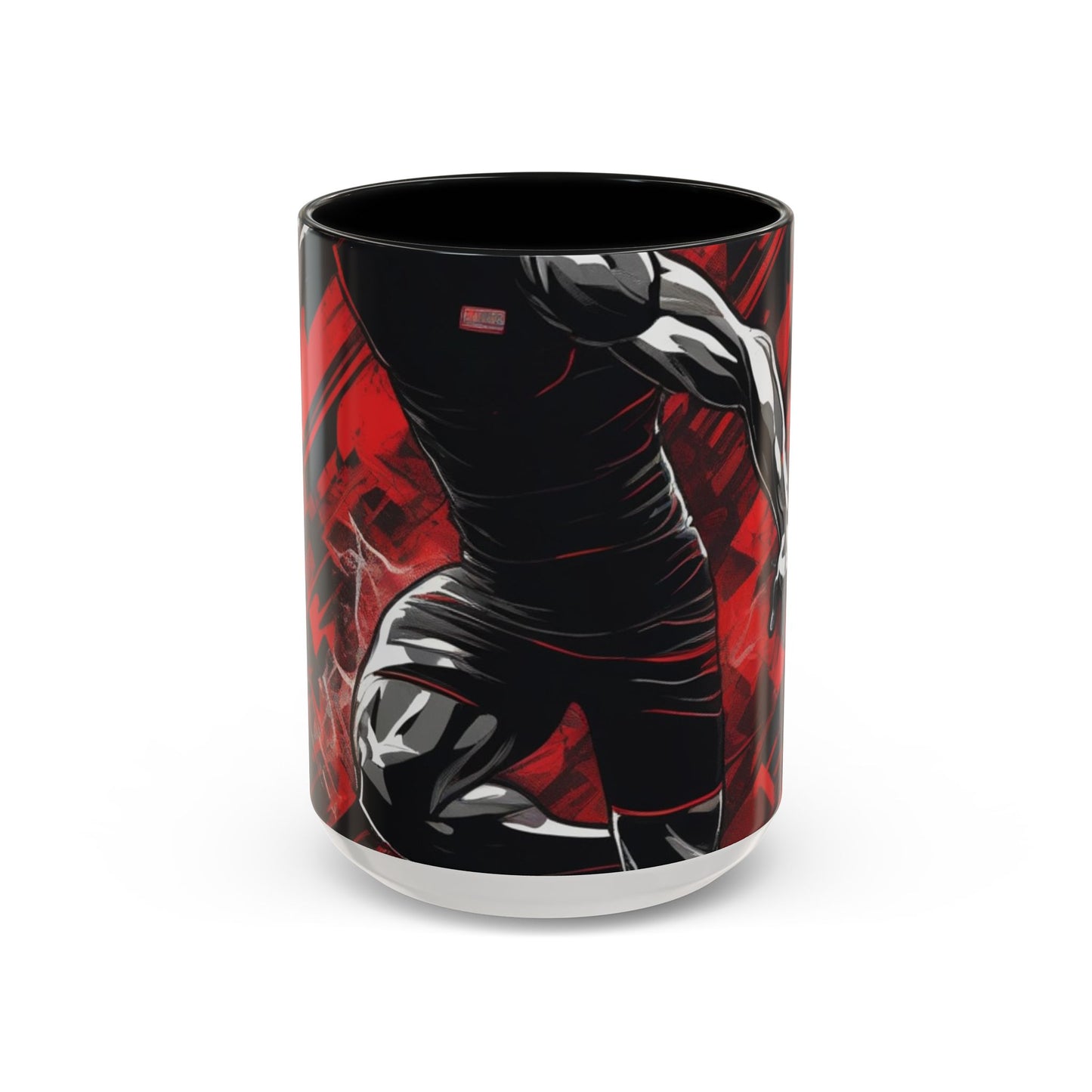boostlete-field-day-scene-sprinter-glitch-badge-0284 — Accent Mug 11oz/15oz