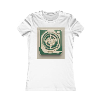 boostlete-mile-by-mile-icon-target-3d-modern-0306 — Women's Favorite Tee (B+C 6004)