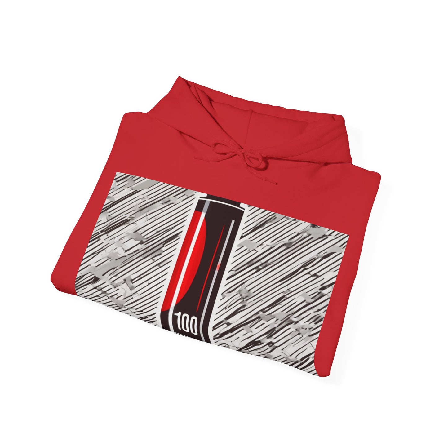 boostlete-rise-grind-icon-battery-motion-badge-0266 — Unisex Heavy Blend Hooded Sweatshirt (Gildan)