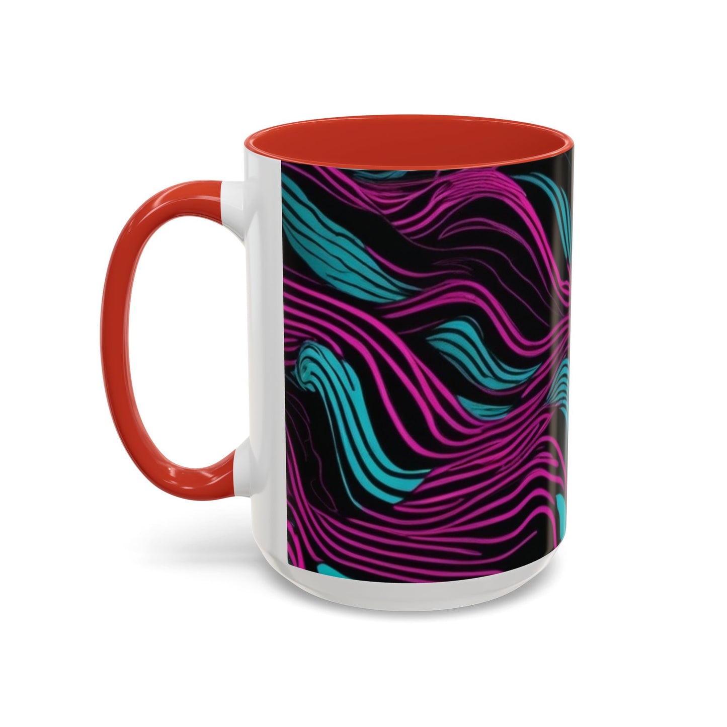 boostlete-recovery-progress-pattern-topographic-engraved-0119 — Accent Mug 11oz/15oz