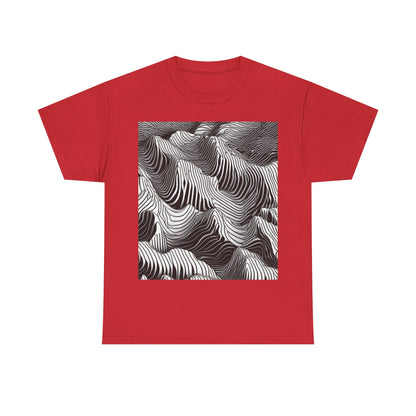 boostlete-field-day-pattern-topographic-isometric-0211 — Unisex Heavy Cotton Tee (Gildan 5000)