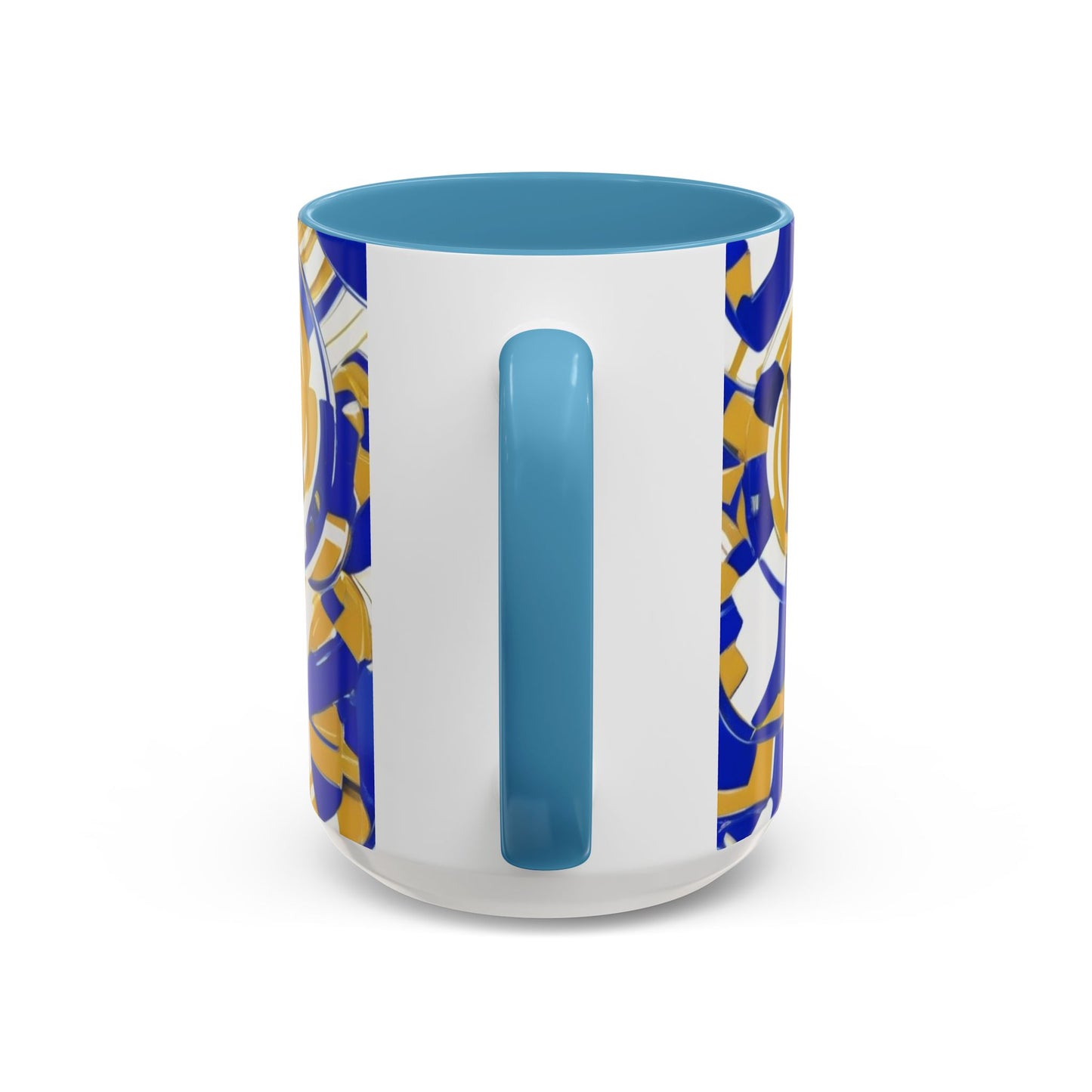 boostlete-field-day-icon-barbell-grainy-line-art-0906 — Accent Mug 11/15oz