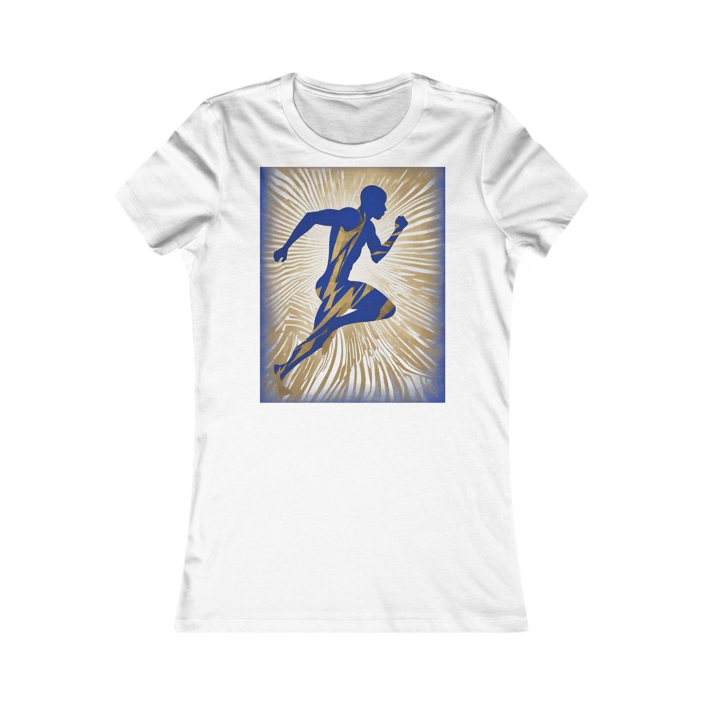 boostlete-field-day-scene-sprinter-motion-paper-0496 — Women's Favorite Tee (B+C 6004)