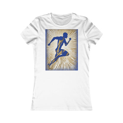 boostlete-field-day-scene-sprinter-motion-paper-0496 — Women's Favorite Tee (B+C 6004)
