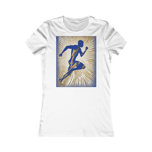 boostlete-field-day-scene-sprinter-motion-paper-0496 — Women's Favorite Tee (B+C 6004)