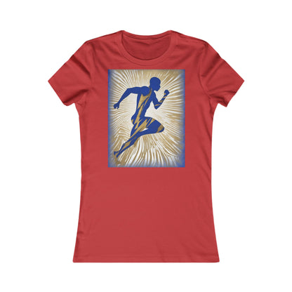 boostlete-field-day-scene-sprinter-motion-paper-0496 — Women's Favorite Tee (B+C 6004)