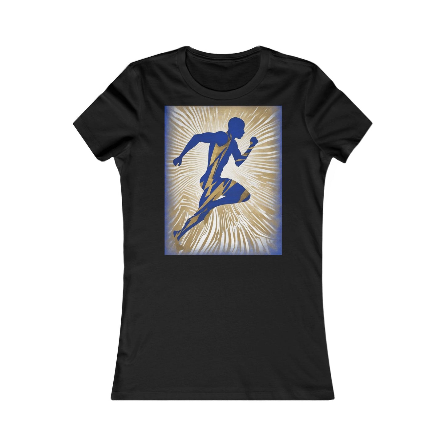 boostlete-field-day-scene-sprinter-motion-paper-0496 — Women's Favorite Tee (B+C 6004)