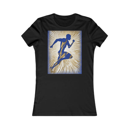 boostlete-field-day-scene-sprinter-motion-paper-0496 — Women's Favorite Tee (B+C 6004)