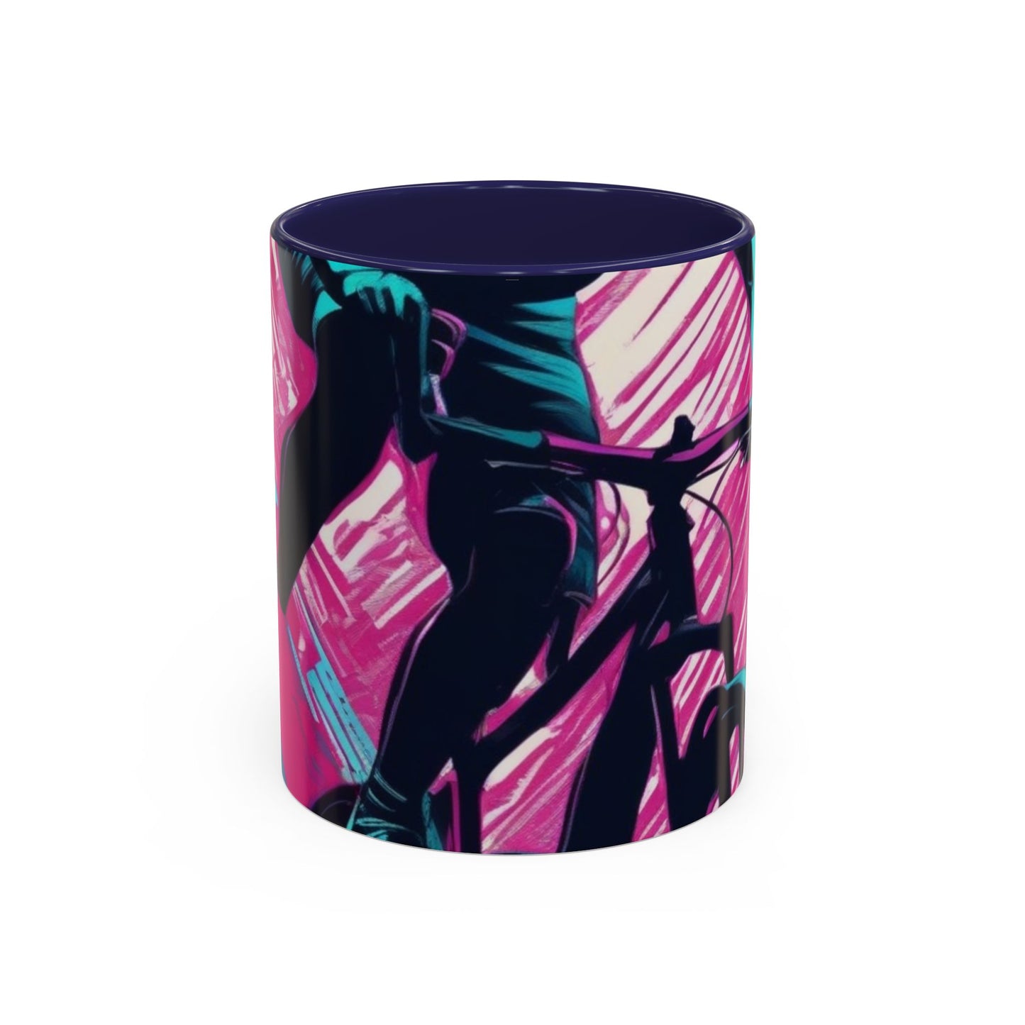 boostlete-field-day-scene-cyclist-glitch-engraved-0256 — Accent Mug 11oz/15oz