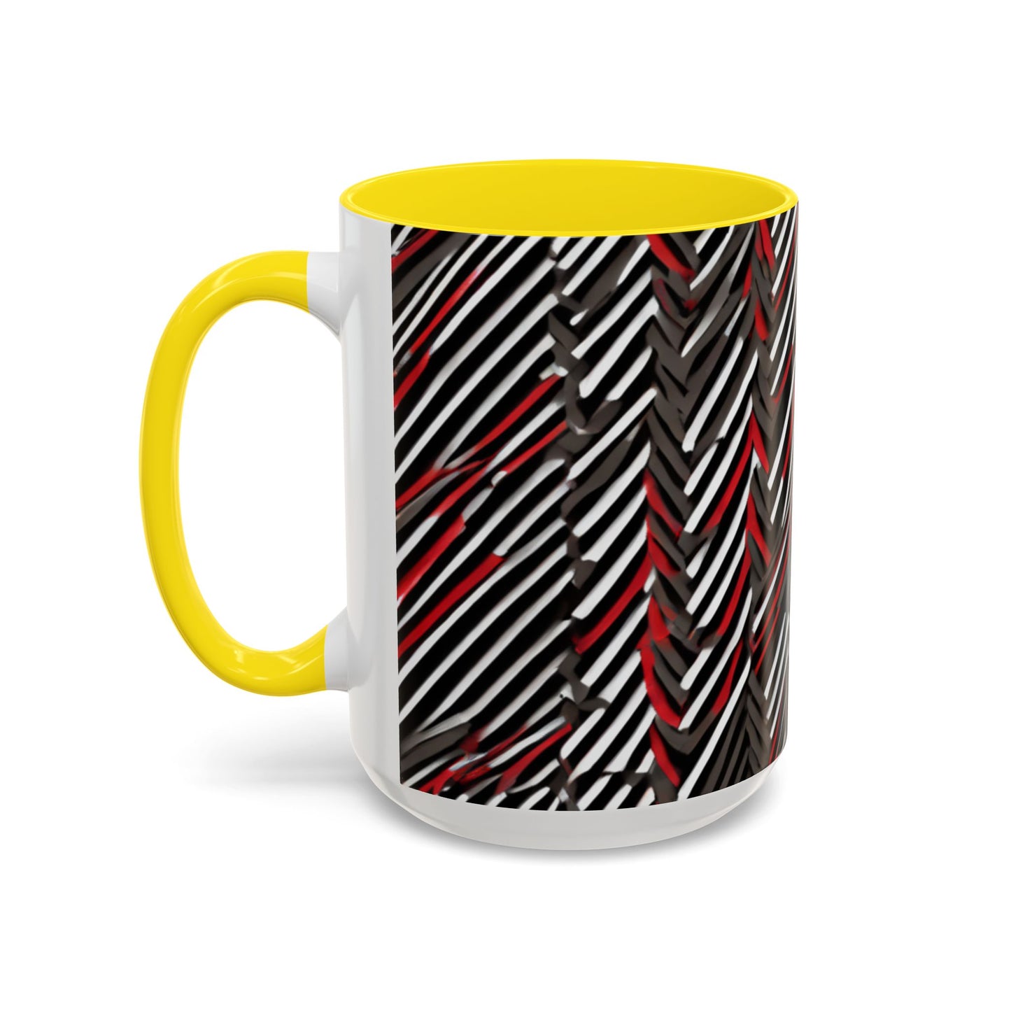 boostlete-field-day-pattern-diagonal-paper-0287 — Accent Mug 11oz/15oz