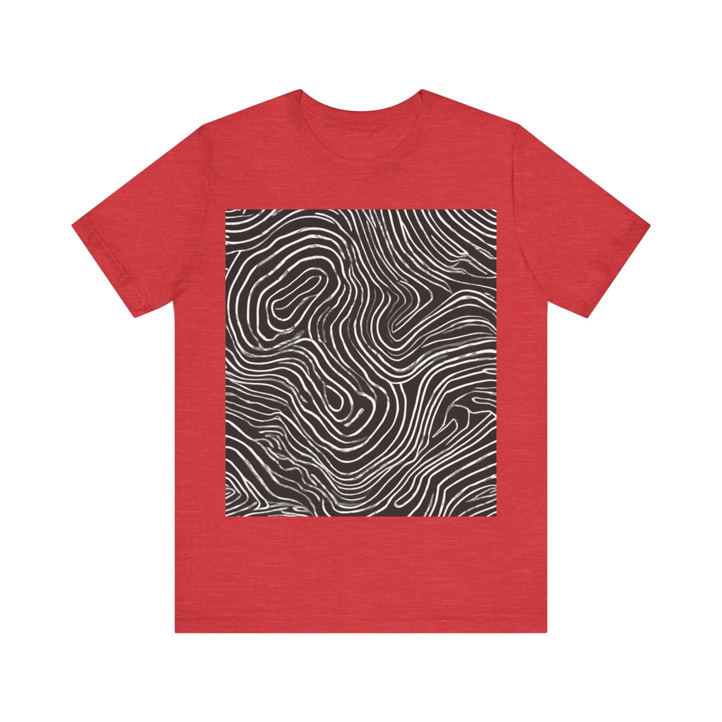 boostlete-field-day-pattern-topographic-badge-0307 — Unisex Jersey Short Sleeve (B+C 3001)