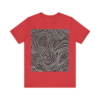 boostlete-field-day-pattern-topographic-badge-0307 — Unisex Jersey Short Sleeve (B+C 3001)