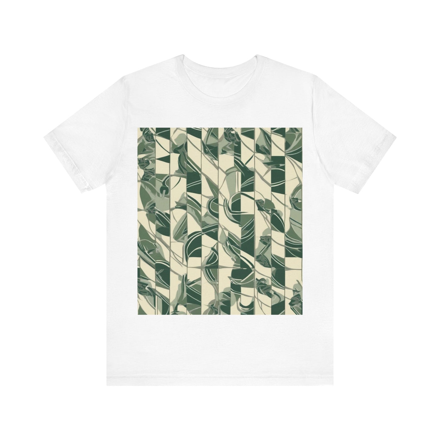 boostlete-mile-by-mile-pattern-stair-steps-athletic-0143 — Unisex Jersey Short Sleeve (B+C 3001)