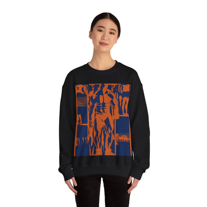 boostlete-rise-grind-scene-deadlift-3d-paper-0812 — Unisex Heavy Blend Crewneck (G18000)