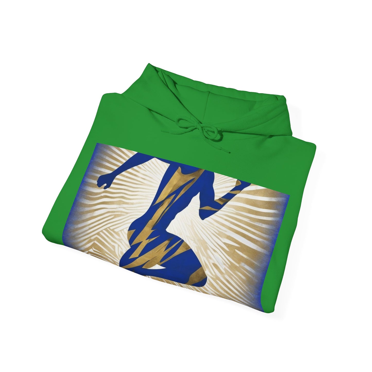 boostlete-field-day-scene-sprinter-motion-paper-0496 — Unisex Heavy Blend Hooded Sweatshirt (Gildan)