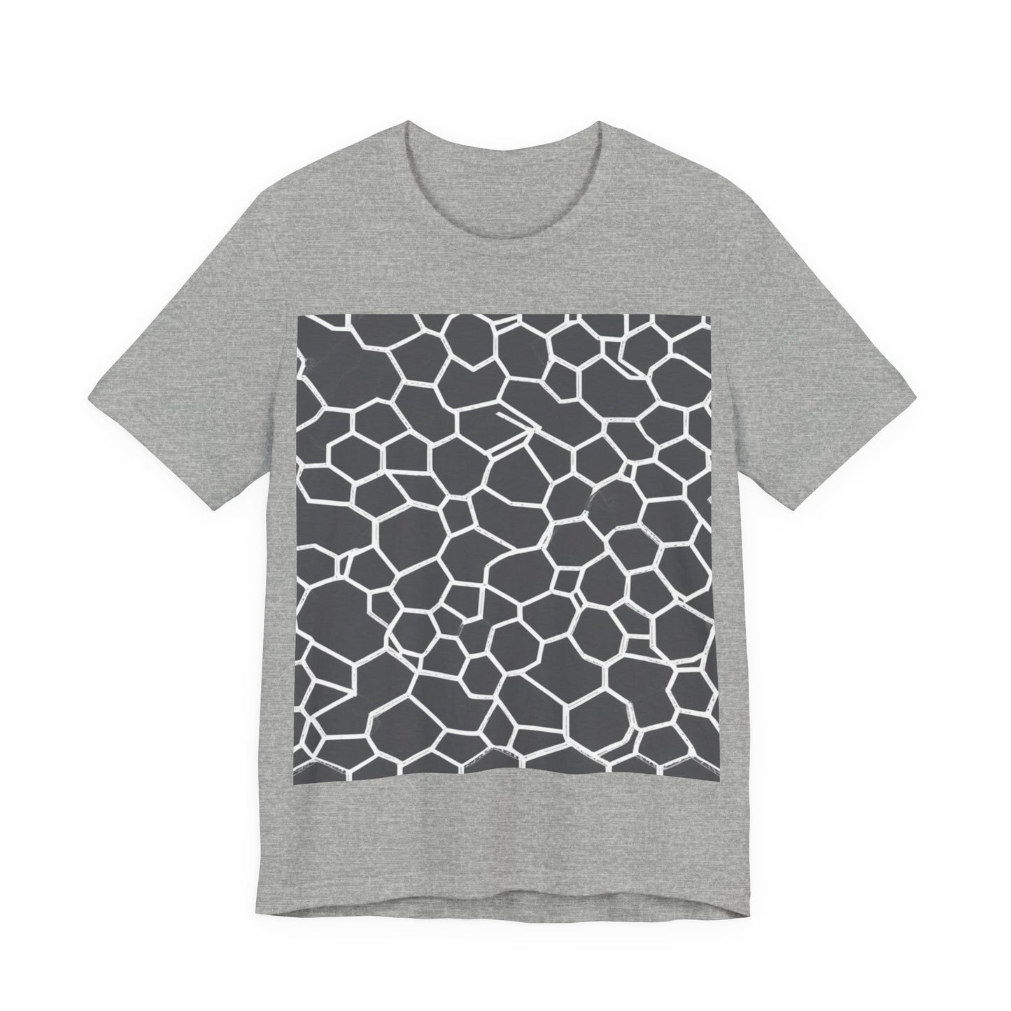 boostlete-iron-intent-pattern-hex-blueprint-0063 — Unisex Jersey Short Sleeve (B+C 3001)