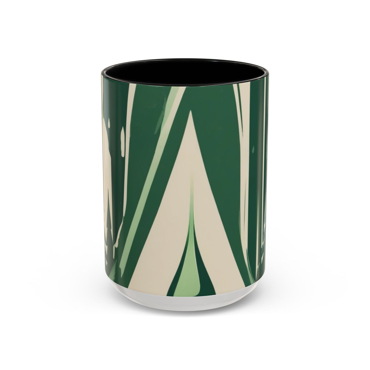 boostlete-quiet-power-icon-water-glitch-retro-0186 — Accent Mug 11oz/15oz