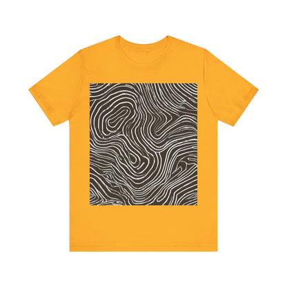 boostlete-field-day-pattern-topographic-badge-0307 — Unisex Jersey Short Sleeve (B+C 3001)